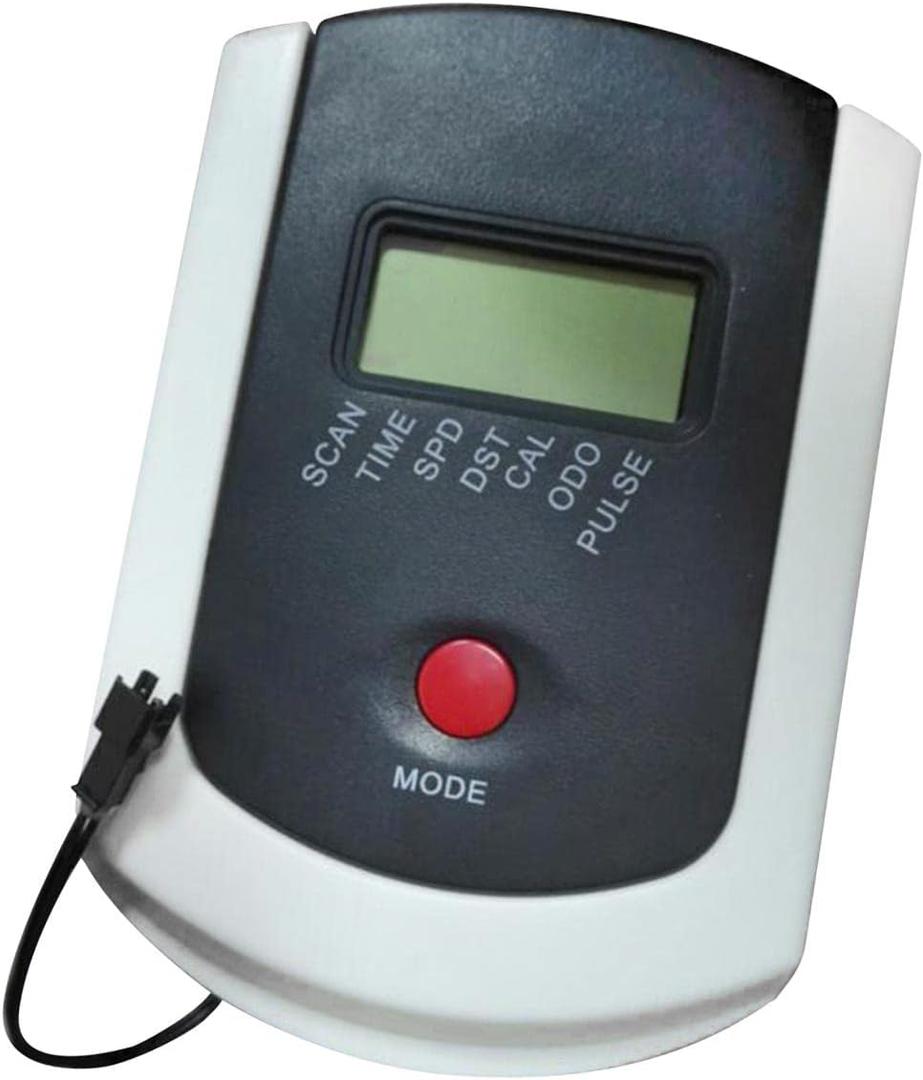 LCD Monitor Speedometer with Heart Rate Professional Replacement Parts Cycle Counter Durable for Stationary Bike Bike Sport Bikes