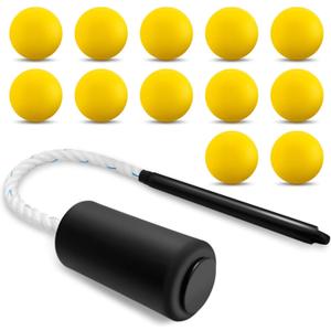 Baseball & Softball Swing Trainer Set  Rope Swing Training Bat with 12 Soft Foam Balls for Real-Feel Swing & Hitting Practice, Batting Training Aid for Youth Beginners