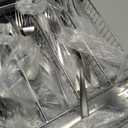 Hikaa Silver 30-Piece Stainless Steel Silverware Set