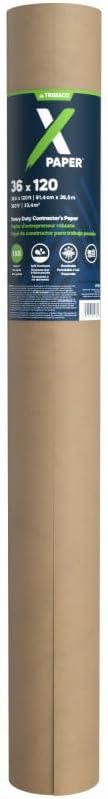 Trimaco Heavy Duty Contractor's X-Paper, 1 roll, 36-inch x 120-feet