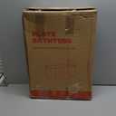 47'' Portable Insulated Bathtub for Adults, Extra-Large Ice Bath Tub for Athletes with 5-Layer Thermal Structure, No-Inflation Folding Bathtub with Cover, Baths at Home & Outdoor, Fast Drain (Pink)