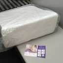 Sasttie Wedge Pillow, 12 Inch Memory Foam Bed Wedge Pillow for Sleeping, Acid Reflux, Back Pain, Post Surgery, and Snoring, Designed with Washable Cover, Cool Gray