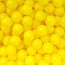 Ball Pit Balls 100 Phthalate Free BPA Free Crush Proof 2.16 Inches Plastic Balls for Ball Pit Ideal Gift for Toddlers Babies Kids Pool Water Toys Play Tent, Yellow