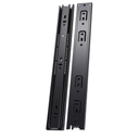 Full Extension Drawer Runners Ball Bearing Cold Rolled Steel Drawer Rails Slides 45 kg Load Capacity Side Mount Suitable for Cabinet Wardrobe,14in(350mm)