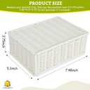 Doorbell Chime Cover Box Only,Special Imitation Rattan Design Door bell Cover Box for Wall inside,Easy Installation Decorative Doorbell Cover Box Plate 7.48"*5.3"*2.75" (White)