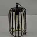 Hanging Solar Lantern Outdoor Light - Solar Powered Chandelier Lights Waterproof RetroMetal Decorative Lantern for Yard Tree Fence Patio Pathway Garden Porch Gazebo Dcor (Style-2)