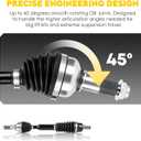 HD Rear CV Axle for Yamaha Grizzly 700 2007-2013