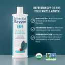 Essential Oxygen BR Certified Organic Brushing Rinse, All Natural Mouthwash for Whiter Teeth, Fresher Breath, and Happier Gums, Alcohol-Free Oral Care, Wintergreen, 2 Piece Set, 16 Oz