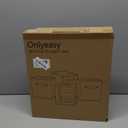 Onlyeasy Extra Large Cloth Storage Bins Foldable Cube Storage Bin 4 Pack - Fabric Cube Organizers Container Drawers with Dual Handles for Shelves, 13" W x 15" D x 13" H, Linen-Like Grey, 7MXDBXL04PLP