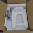 TSJ OFFICE Small Desktop Whiteboard - 12 X 8 Inches Glass Dry Erase Board with Stand, Desk Board Buddy for Home, Office, School Supply