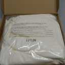 Wokceer Wedding Arch Backdrop Cover 7.2FT, 6FT Spandex Fitted Ivory Arch Covers 2 Set Round Top Chiara Arches Backdrop Cover for Birthday Party Ceremony Banquet Decoration