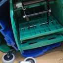 Carlisle FoodService Products Omnifit Mop Bucket with Side Press Wringer and Soiled Water Insert for Floor Cleaning, Kitchens, Restaurants, And Janitorial Use, Polypropylene (Pp), 35 Quarts, Green