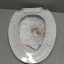 Elongated Toilet Seat 18.5" - Soft Close, Durable PP Toilet Seat, Easy Installation & Removal, Fits Most Toilet Bowls
