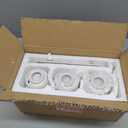 Foraineam Porcelain Sugar Bowl with Lid and Spoon Set of 3, Condiment Jar Coffee Bar Accessories, 8 oz Salt Server Spice Container Seasoning Box with Tray