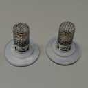 2PCS Sink Stopper Hair Catcher, Pop-up Sink Drain Strainer with Removable Stainless Steel Strainer Basket Hair Catcher, Bathroom Sink Strainer for Bathroom Sink Stopper Replacement