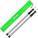 SANLIKE Telescopic Tarp Poles Heavy Duty Adjustable Canopy Poles, 2-Pack