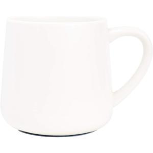 Bosmarlin Large Glossy Ceramic Coffee Mug, White Tea Cup for Office and Home, 18 oz, Suitable for Dishwasher and Microwave, 1 Pack (White)