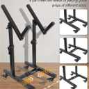 Vondynote Adjustable Mobile Guitar Amplifier Stands or Amps Speaker Cabinet Stands or Stage Monitor Tilt Guitar Combo Stands