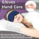 12 Pairs White Cotton Gloves Soft Cloth Dust Hand Gloves Work for Men Women Art Crafting Handling, Eczema, BBQ, Coin Jewelry Watch Inspection, Dry Hands Sleeping, Archival, Large (White, L)