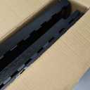 FILWH Bathroom Shelf Bamboo Organizer Rack Adjustable 3-Tier Storage Shelf Wall Mounted Storage Rack Over The Toilet Utility Shelves Living Room Kitchen Shelf (Black)