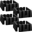 Datanly 4 Pack Car Trunk Organizer Blocks for Back of SUV Multipurpose Car Storage Organizer Blocks Trunk Divider Available to Wool Carpet for Truck SUV Van Cargo