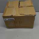 24.8 Inch Black Battery Operated Wall Sconces Set of 2, Rechargeable Wireless Wall Lights with Remote & White Fabric Shade, Indoor Not Hardwired Dimmable Wall Lamps for Bedroom, 2 Bulbs Included