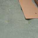 MAXYOYO 6" Folding Sofa Bed for Floor, Tufted Tri-Fold Floor Mattress with Chenille Fabric, Twin Size Portable Sofa Couch Guest Mat for Adults, Foldable Topper for Camping, Green, 35.4"x75"