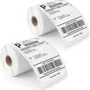 4" x 6" Shipping Labels Compatible with Dymo Labelwriter 4XL 1744907,1755120, Postage Thermal Labels (2 Rolls, 440 Labels)