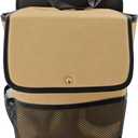 Craedli Foldable Car Backseat Organizer Shoe Storage Box Hanging Bag(Beige)