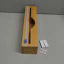 Plastic Wrap Dispenser with Cutter - Fits 12" Rolls - Cuts Aluminum Foil, Saran Wrap, Cling Wrap, Wax Paper