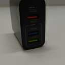 USB C Charger Block, 2-Pack 65W 6-Port USB C Wall Charger iPhone Charger Fast Charging PD Power Adapter+QC Wall Plug Multiport Type C Brick Chargers for iPhone 17 16 15 14 13 12 11 Pro Max XSBlack