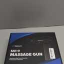 MERACH Pro-Grade Massage Gun, Quiet Massage Gun Deep Tissues, 12MM Percussion Massager Tools for Muscles/Shoulders/Legs/Body Pain Relief, Handheld Massager with 6 Heads & 5 Speeds, Gift for Him (Black)