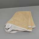 Utopia Towels 3 Pack Premium Unisex Adult Bibs for Elderly Women Men, Waterproof Bib for Eating, Adjustable and Washable (Beige)