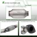 Rear Catalytic Converter Compatible with Toyota Camry 2007-2011, Toyota Solara 2006 2007 2008 2.4L L4 Catalytic Convertor W/Gasket EPA Compliant