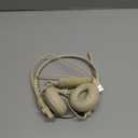 USB Headset with Microphone for PC Laptop - Headphones with Noise Cancelling Microphone for Computer,On-Ear Wired Office Call Center Headset for Boom Skype Webinars,Lightweight-Apricot