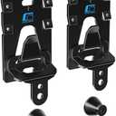 HOME VISION No Stud/Studless TV Wall Mount Bracket for 26-100 Inch Flat/Curved Screens, Universal VESA, 200Lbs Capacity, Fits Drywall, Wood, Concrete, Brick, 1.18" Slim, Renter-Friendly, HV1402