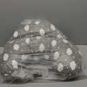 Momcozy Original Nursing Pillow for Breastfeeding-Pioneering Safety Fence- Wider Feeding Pillows for More Support for Mom & Baby- Easier Nursing & Hand Free- Fit for All, Removable Cotton Cover (Grey)