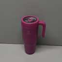 REDUCE 24 oz Stainless Steel Tumbler with Handle - Dual-Wall Vacuum Insulated Travel Mug, Sweat-Proof Lid & Reusable Straw - Keeps Drinks Cold for 24 Hrs, Fits Cupholders, Dishwasher Safe - Sangria