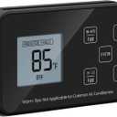 RV Thermostat, Briidea Cool/Heat RV LCD Screen Digital Thermostat, Compatible with Dometic 3106995.032, Not Applicable for Coleman Air Conditioners & Dometic 3 Wires System, 12V DC