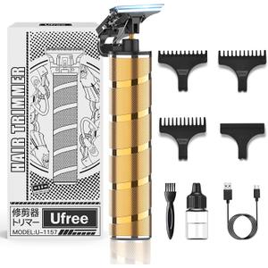 Ufree Hair Trimmer & Beard Trimmer for Men Professional, Electric Razor Shavers for Men, T Blade Precision Edgers Liners, Barber Clippers for Hair Cutting Mustache Facial, Mens Gifts