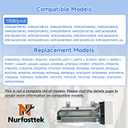 Upgraded WPW10300022 Refrigerator Ice Maker, Stable and Efficient Ice-making Performance, Compatible with Whirlpool Maytag Amana Kenmore Refrigerators, Replaces D7824706Q, 10549201, 10563707, 10563708
