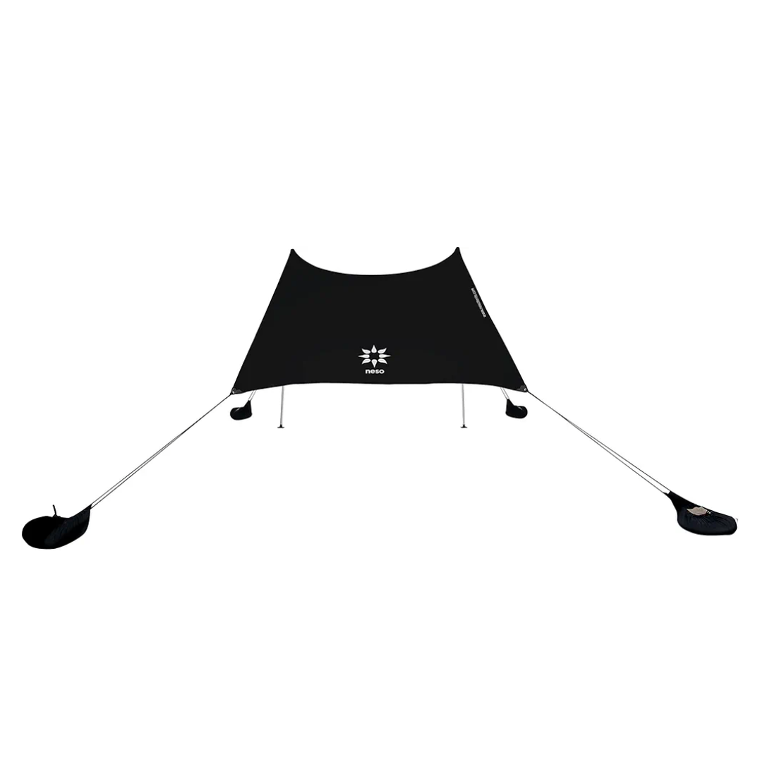 Neso Grande Portable Beach Tent Sun Shelter - Lightweight Beach Shade Canopy - Easy Setup for Family Outings - Patented Reinforced Corners - UPF 50+ Sun Protection - 7ft Tall, 9 x 9ft