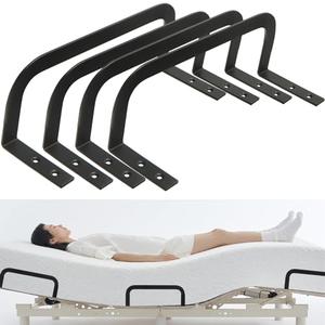 KOXHERO Mattress Retainer Bar Bracket Holder 4Pcs - Keeps Mattress from Sliding on Platform, Adjustable & RV Beds