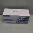 Steam Iron for Clothes Fast Heating, 1200W Iron with Non-Stick Ceramic Soleplate, Self-Cleaning, Burst of Steam, Spray Mist, 7.03oz Water Tank Ironing Clothes for Home, Blue