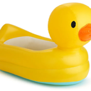 Munchkin Duck  Inflatable Baby Bathtub with White Hot Heat Alert, Classic Yellow Ducky
