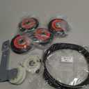 MEDB835DW4 MGDB835DW4 MEDB855DC4 MEDB835DC4 GEW9250PW1 GEW9250PW0 GGW9250PW3 GGW9200LW1 4392067 Dryer Repair Kit Replacement for Whirlpool Maytag dryer parts(4xWPW10314173 dryer drum)