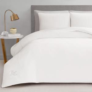Juicy Couture Angel White Velour King Comforter Set - 3 Piece Luxury Bedding Ensemble