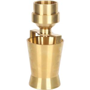 Water Fountain Nozzle Spray, 1.5 Inch Female Thread, Brass, Easy to Install Ice Tower Nozzle Pond and Fountain