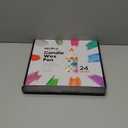 Nicpro Candle Wax Pen, 24 Colors 3D Candle Paint Include Glitter Silver Gold, Safe DIY Candle Making & Painting Kit, Dry Fast Vibrant Colors Wax Paint for Birthday Holidays Wedding Party (1 oz, 30 ml)