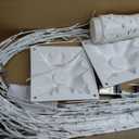 PABIPABI Birch Tree with LED Lights, 2 Pack 6ft Lighted White Christmas Trees Outdoor with Timer & Light Dimmer Prelit Artificial Twig Tree Set for Decorations Indoor Winter Home Garden Bedroom Decor